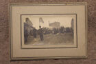 Original WW1 Era Matted Photograph of Memorial Day Military Parade in Hillsboro