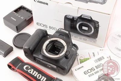DDU [ 2415 Auslösungen EXC5 in Box ] Canon EOS 80D aus Japan Cj78 - Bild 1 von 4