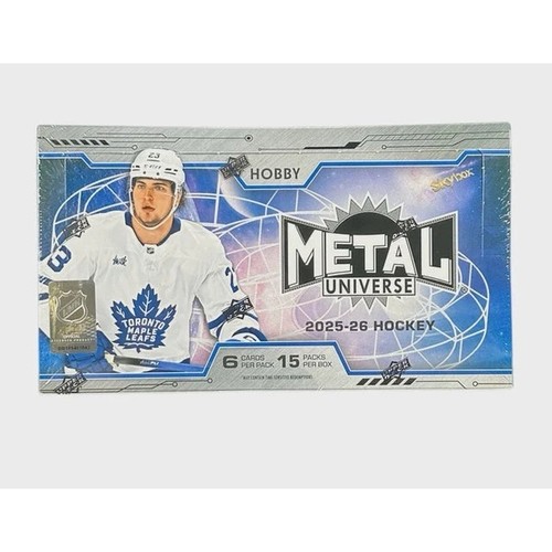 2025-26 Upper Deck Skybox Metal Universe Hockey Hobby Box | eBay