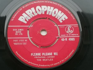 THE BEATLES 1963 UK 45  PLEASE PLEASE ME   RED PARLOPHONE  P T TAX CODE - Bild 1 von 13