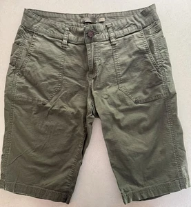 Prana Larissa Knickers Bermuda Hike Camp Casual Shorts Sage Green Women’s Size 4 - Picture 1 of 9