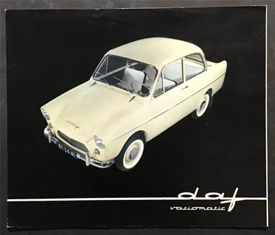 DAF VARIOMATIC Car Sales Brochure 1961 #EP 2474 16000-1060 - Image 1 of 3