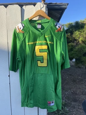 Camiseta de fútbol americano 2011 Nike Oregon Fighting Ducks "Puddles" Darron Thomas para hombre M Foto 1 de 3