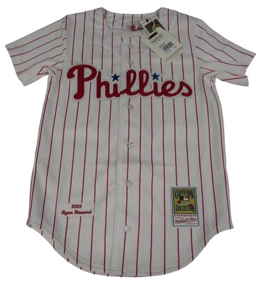New 2005 Ryan Howard #6 Phillies Mens Mitchell & Ness AUTHENTIC Jersey $325 - Image 1 of 4