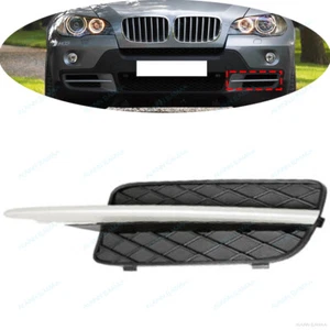 Left Front Bumper Outer Bezel Cover Grille W/ Trim Fit For BMW E70 X5 2007-2010 - Picture 1 of 5
