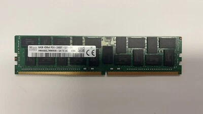 Hynix HMAA8GL7MMR4N-UH 64GB 4DRX4 PC4-2400T ECC LRDIMM Server Memory - Image 1 of 2