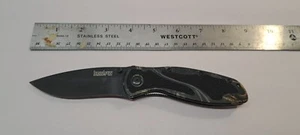 Kershaw Blur 1670 Camo Knife Ken Onion Designer Folding Single Blade - Picture 1 of 6