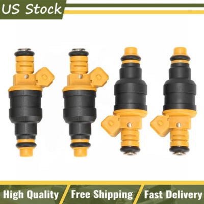 4pcs Flow of Matched Fuel Injectors 280150943 For Ford F150 F250 F350 1990-2005 - Image 1 of 4