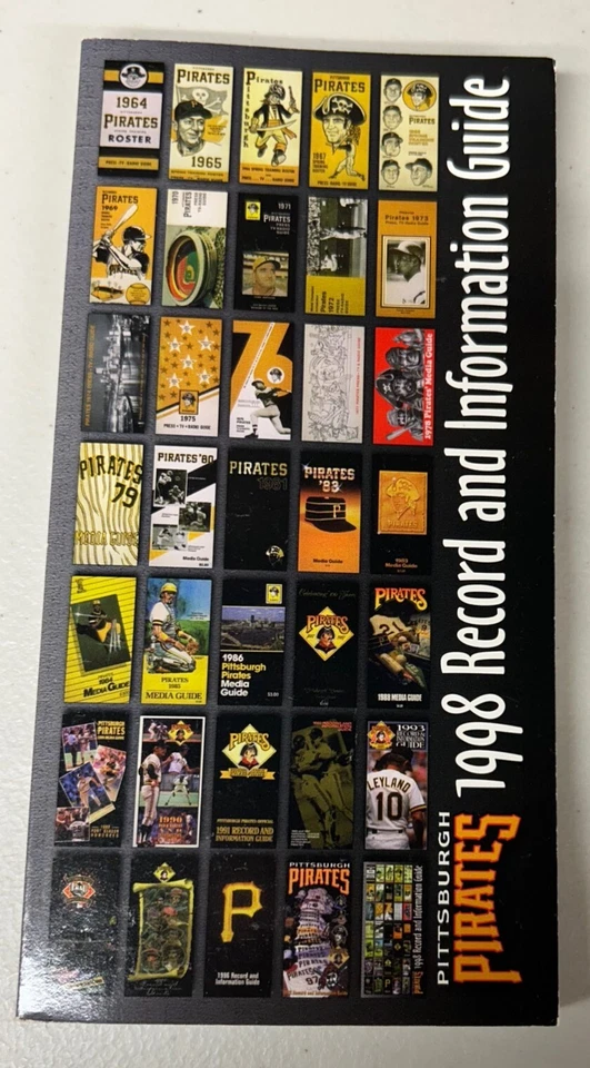 1998 Pittsburgh Pirates Record and Information (Media) Guide - Image 1 of 1