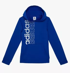 Adidas Boys Essential Pullover Hoodie Slim Fit Youth Large - Picture 1 of 2