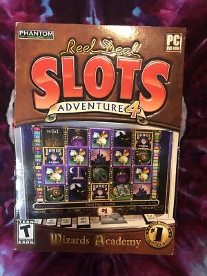 Reel Deal Slots Adventure 4: Wizard Academy (PC, 2012)*New,Sealed* - Image 1 of 2