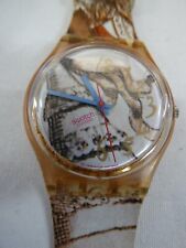 A Scarce 1992 Swatch Uhr ""MASQUERADE"" GP105, neuer Akku, voll funktionsfähig, verpackt