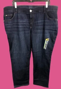 Lee Womens Plus Flex Motion Straight Leg Mid Rise Jeans 20W Petite NWT - Picture 1 of 8