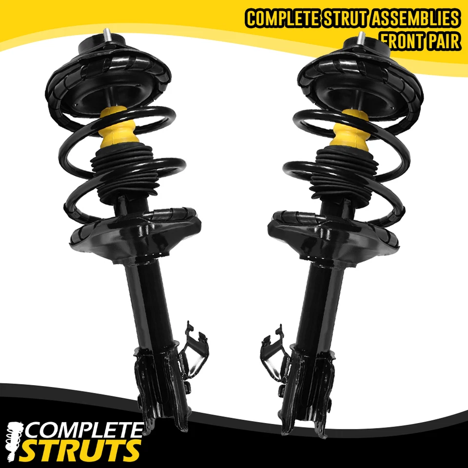Front Complete Struts & Coil Springs w/ Mounts Pair For 2000-2001 Nissan Altima Foto 1 de 1
