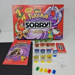 Pokemon SORRY Board Game Gold & Silver Edition Vintage Hasbro 2001 READ - Picture 1 of 12