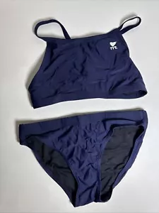 TYR Bikini Size Large Navy Blue NWOT - Picture 1 of 7