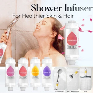 Natürlicher Aroma Fresh Duschfilter Duftender Chlorentfernung Dusch Wasserfilter - Bild 1 von 29