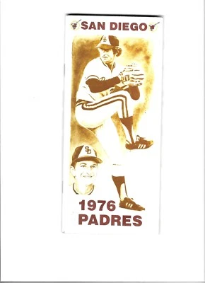 1976 & 1977  San Diego Padres MLB Media/Press/Radio guides EXCELLENT Randy Jones - Image 1 of 4