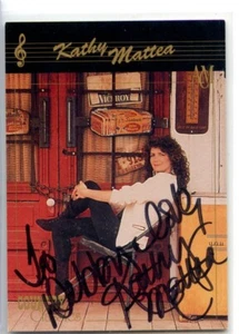 Kathy Mattea signed autographed AUTO 1992 Country card #62 Singer - Picture 1 of 1