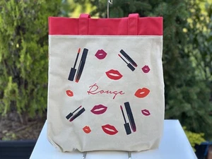 NEW lancome canvas Tote shopping beach shoulder bag - Imagen 1 de 11