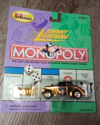 Johnny Lightning.  monopoly Hot Rod Car and Game Token, 1/64 Scale KB Exclusive  - Image 1 of 2