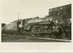 HH960 RP 1938 CHICAGO & EASTERN ILLINOIS RAILROAD TRAIN ENGINE #1023 CHICAGO IL - Picture 1 of 1