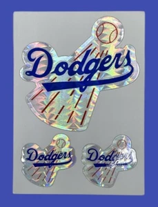 Los Angeles Dodgers Sticker Vending Machine Prism Hologram Kodak Vintage 1990's - Picture 1 of 3