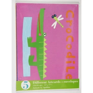 IKEA Jungle Animals by Appolline 5 Different Artcards Cards & Envelopes NEW - Imagen 1 de 2