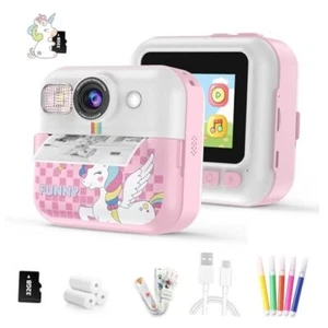 Kids Camera Instant Print Camera,3-9 Year Old Girl Birthday Gift,Instant Print - Picture 1 of 8
