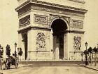 France Paris Arc De Triomphe C1870 Photo Stereo Albumine Vintage Pl82n