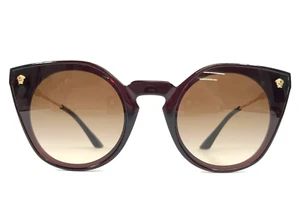 Versace Sunglasses MOD.4410 388/13 Brown Gold Cat Eye with Brown Gradient Lenses - Picture 1 of 14
