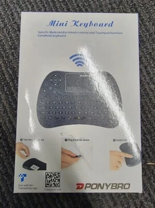 US Mini i8 Wireless Keyboard 2.4G with Touchpad for PC - Picture 1 of 4