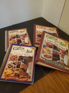 Kitchen Recipe Books Gifts From A Jar Set/4 See Desc. - Picture 1 of 4
