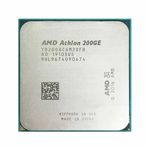 AMD Athlon 200GE CPU Dual-Core 4-T 3.2 GHz 4M Socket AM4 Processor - Picture 1 of 1