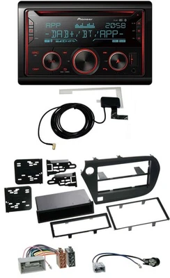 Pioneer 2DIN MP3 DAB USB CD Bluetooth Autoradio für Honda Insight ZE2 09-13 - Bild 1 von 4