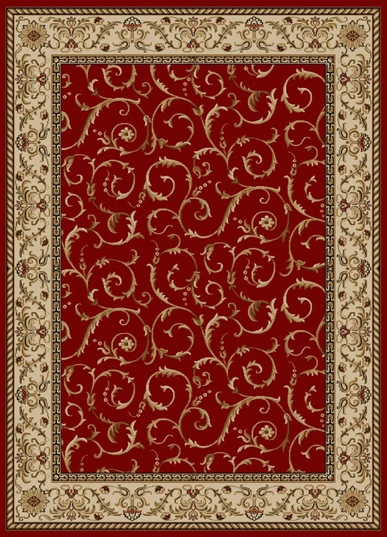 Tapete de área 6x8 Radici tradicional italiano fronteira 1599 - Aproximadamente 5' 5'' x 7' 7'' - Imagem 1 de 1