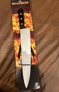 Truco o trato Halloween Michael Myers Carnicero 17" Cuchillo Disfraz Utilería MAJLLG100 - Imagen 1 de 3