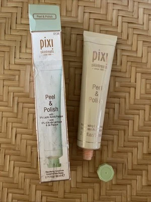 PIXI Skintreats Peel & Polish 6 % ácido láctico y papaya 2,7 fl oz (80 ml) SELLADO Foto 1 de 2