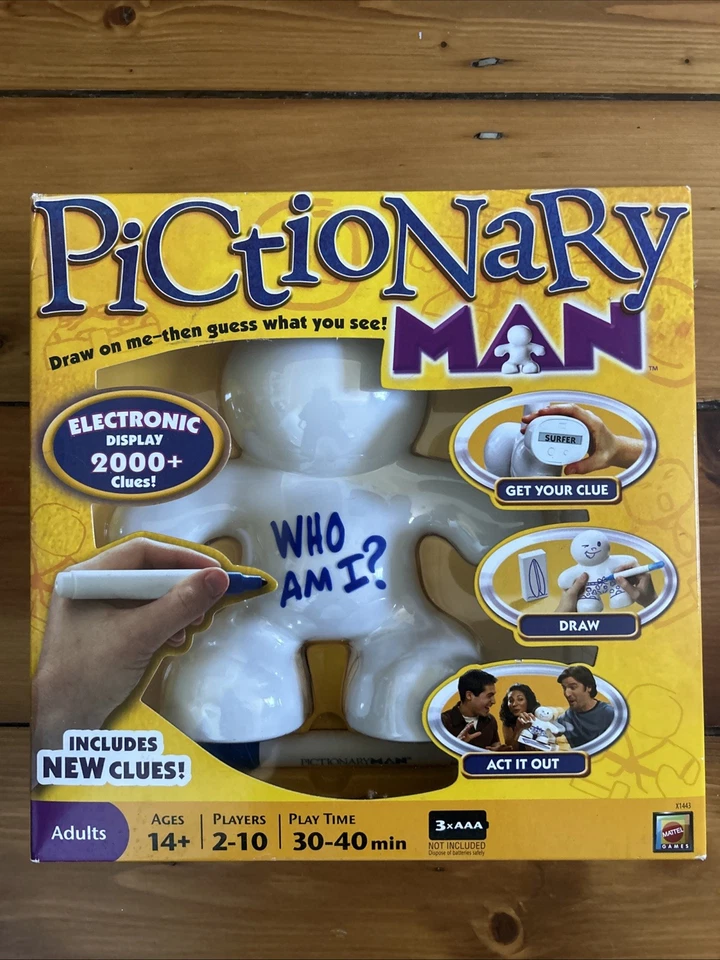 Pictionary Man - Mattel Games 2010 ~ Drawing Guessing Game - Image 1 of 2
