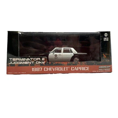 Greenlight Hollywood Terminator 2 1987 Chevrolet Caprice 1:43 Diecast 86582 NEW - Image 1 of 4