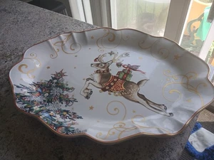 WILLIAM SONOMA TWAS THE NIGHT LG SERVIERPLATTE - 19X 14 - GUTER ZUSTAND! - Bild 1 von 4