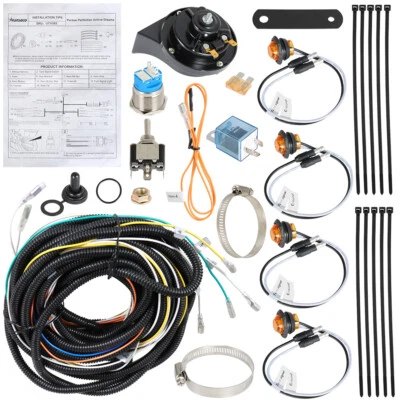 Fit For 2008 John Deere Gator TE Pug & Play LED Turn Signal Light Kit w/Horn - Image 1 of 4