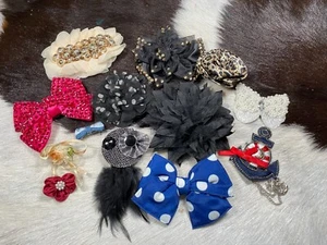 Brooch Pin Lot Variety Mix small and large Sample Lot 10+ auction - Picture 1 of 8