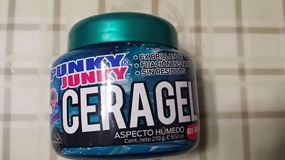 Punky Junky Ceragel Gel Wax 9.52 oz Maximum Hold  FX Brillante ORIGINAL MEXICO - Image 1 of 3