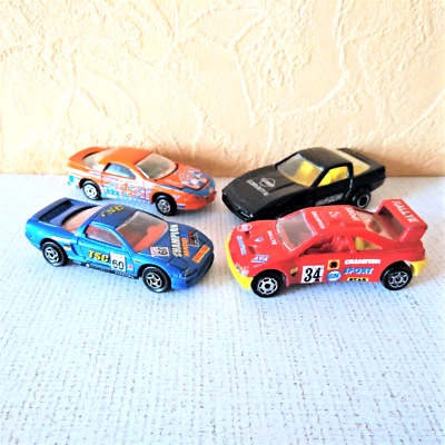 Lot de 4 voitures MAJORETTE métal Racing / Course / Sport - Image 1 of 4