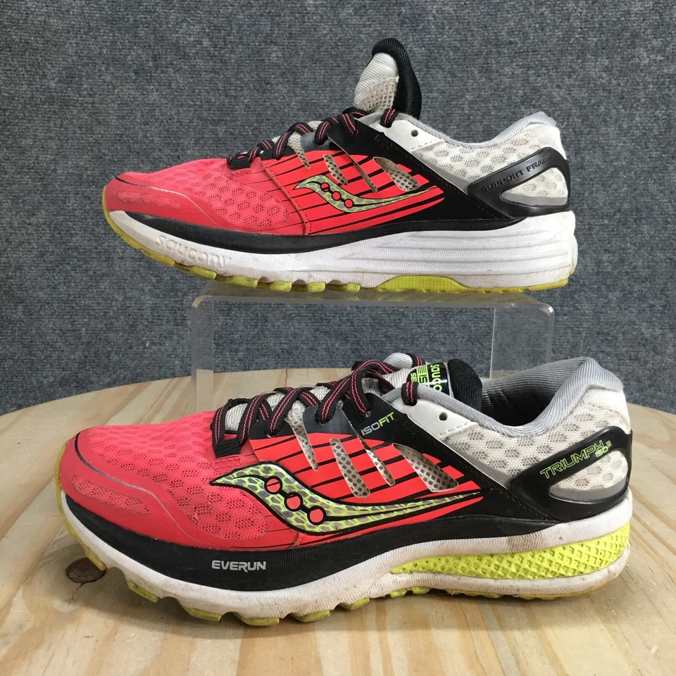 Saucony Zapatos Mujer 7 Triumph ISO 2 Tenis para Correr S16290-3 Rosa Multicolor Foto 1 de 4