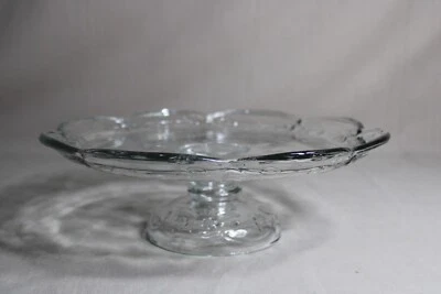 1 soporte para pasteles de vidrio transparente ANCHOR HOCKING con patrón de sabana Foto 1 de 4