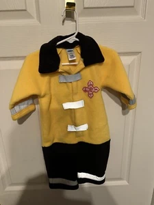 Old Navy Firefighter Fireman Costume Jumpsuit Only  Infant Baby Size 6-12 Months - Picture 1 of 12