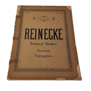 Reinecke Estudios Técnicos Pianoforte Arpegios Nº Libro de partituras 52 - Imagen 1 de 4