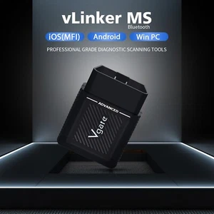 Escáner de diagnóstico para automóvil Vgate vLinker MS BT3.0 OBD2 lector de códigos IOS/Android/PC - Imagen 1 de 11